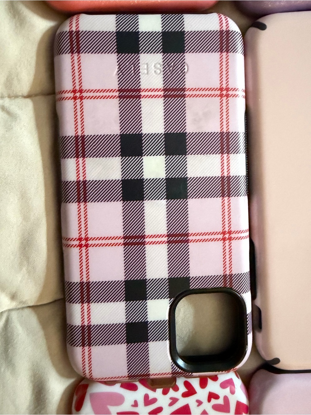 IPhone 11 phone cases. Good condition. Assorted Pink, Purple, Navy & Patterned - Picture 6 of 7